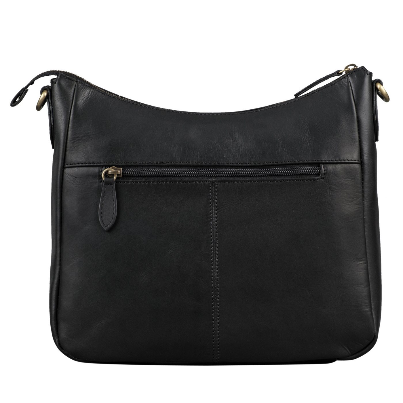 Benthill Handtasche Damen Echt Leder Umhängetasche Schultertasche Ledertasche Vintage Bag, Reißverschlussfach – Bild 5 von 5
