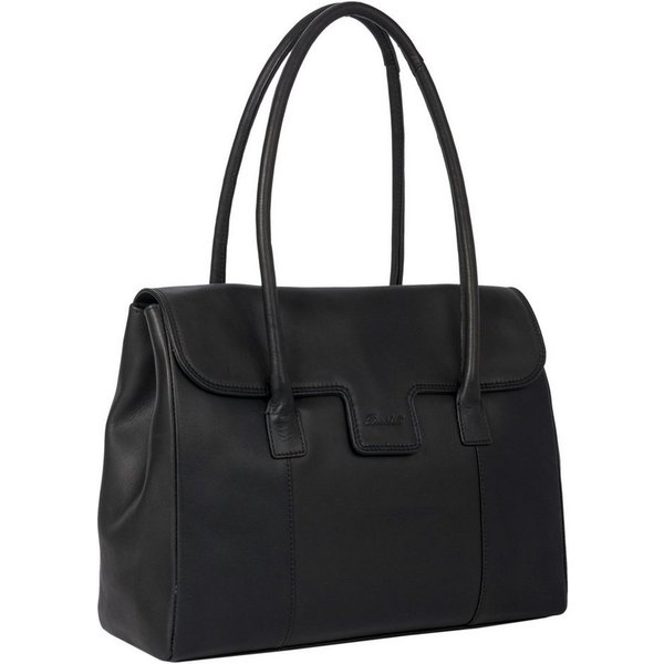 Benthill Henkeltasche Damen Echt Leder Handtasche Umhängetasche Vintage Bag Shopper, Reißverschlussfach
