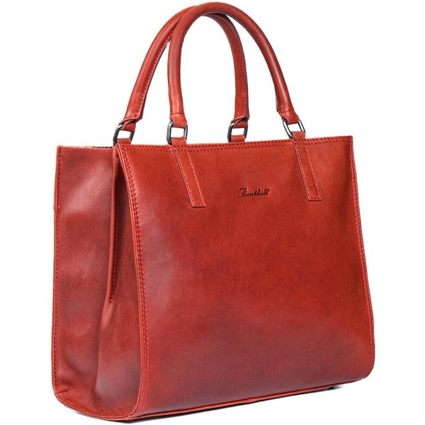 Benthill Henkeltasche Damen Echt Leder Tasche Handtasche Frauen Shopper Große Schultertasche, Reißverschlussfach