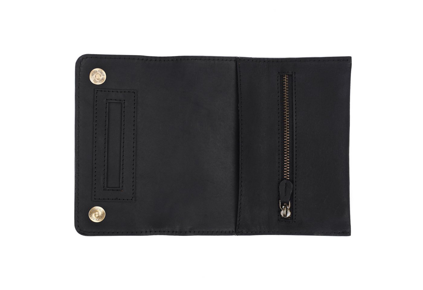 Benthill Tabakbeutel Echt Leder Tabaktasche Premium Tabakbeutel Drehertasche Echtleder, Reißverschlussfach – Bild 3 von 5