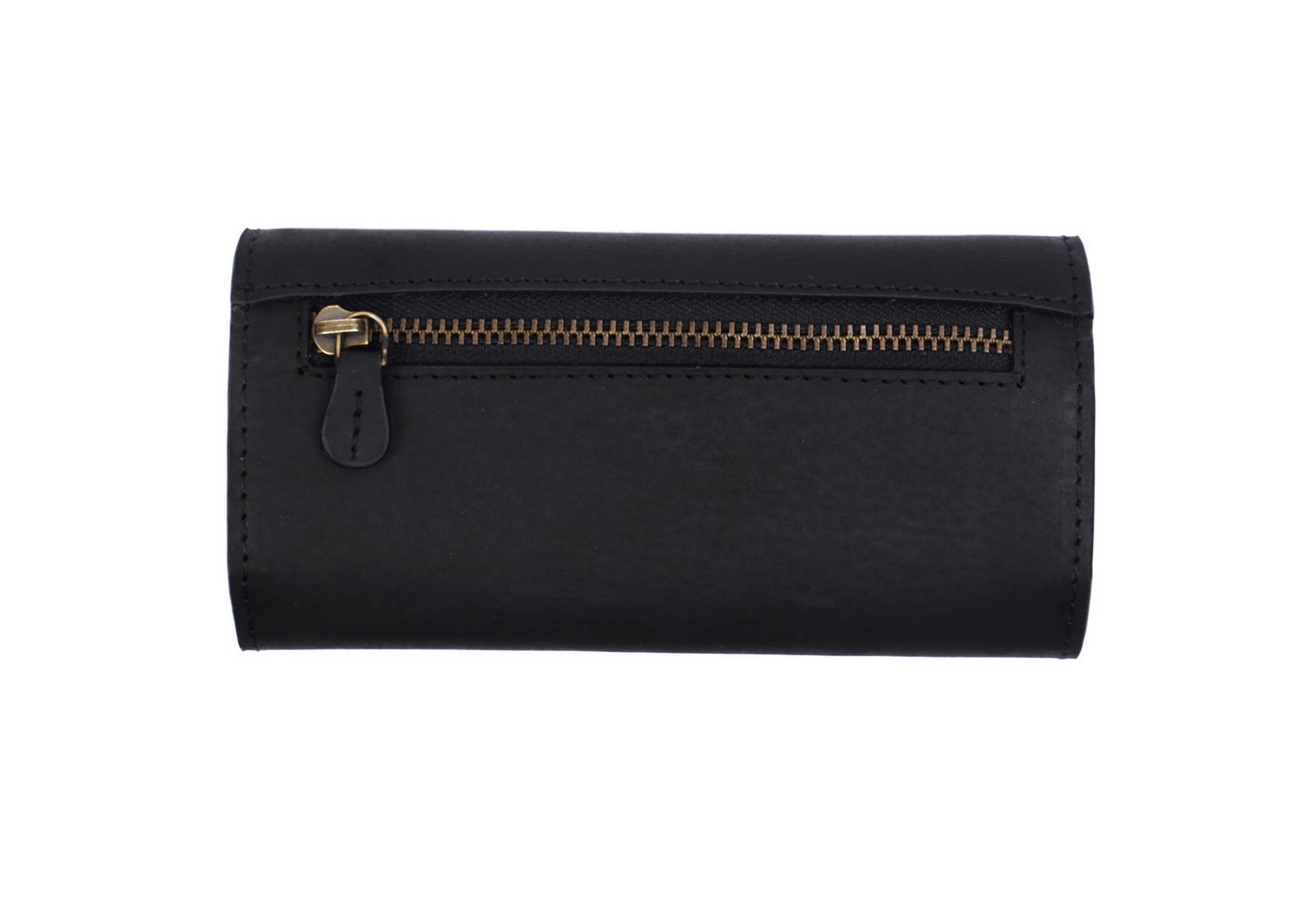 Benthill Tabakbeutel Echt Leder Tabaktasche Premium Tabakbeutel Drehertasche Echtleder, Reißverschlussfach – Bild 4 von 5