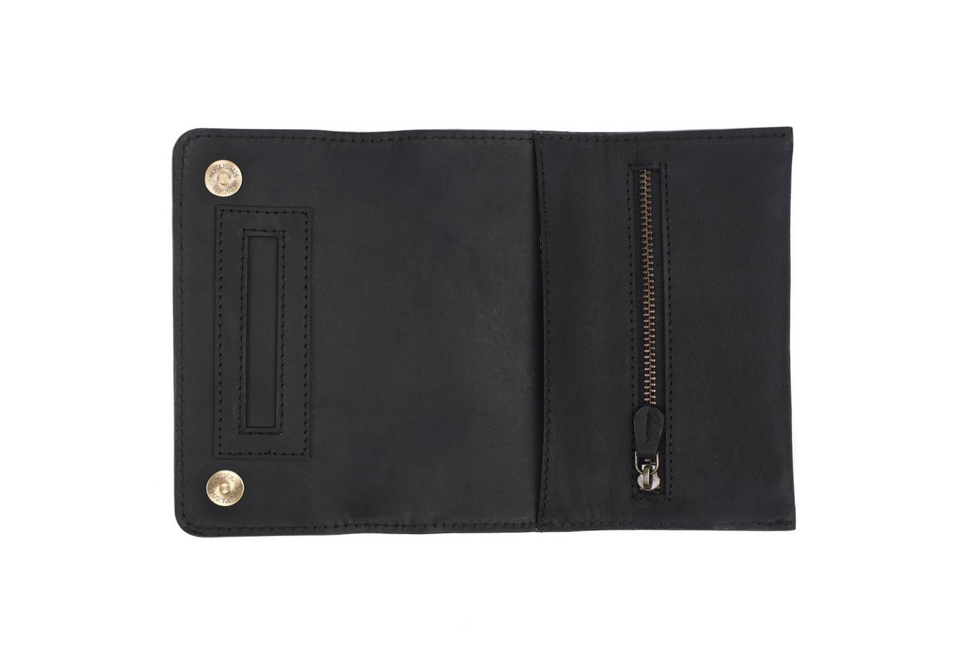 Benthill Tabakbeutel Echt Leder Tabaktasche Premium Tabakbeutel Drehertasche Echtleder, Reißverschlussfach – Bild 3 von 5