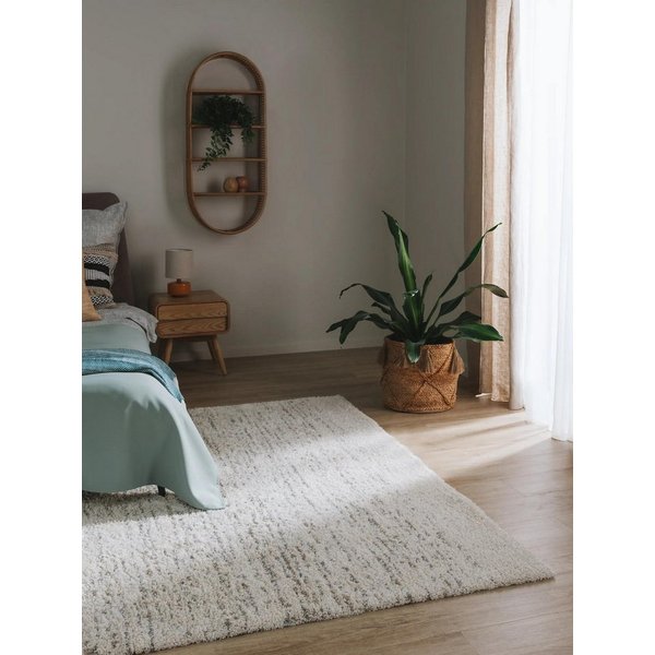 benuta Hochflor-Teppich Gobi, rechteckig, Höhe: 21 mm, Teppich Wohnzimmer, Schlafzimmer, Esszimmer, Flur, Kunstfaser, Cozy