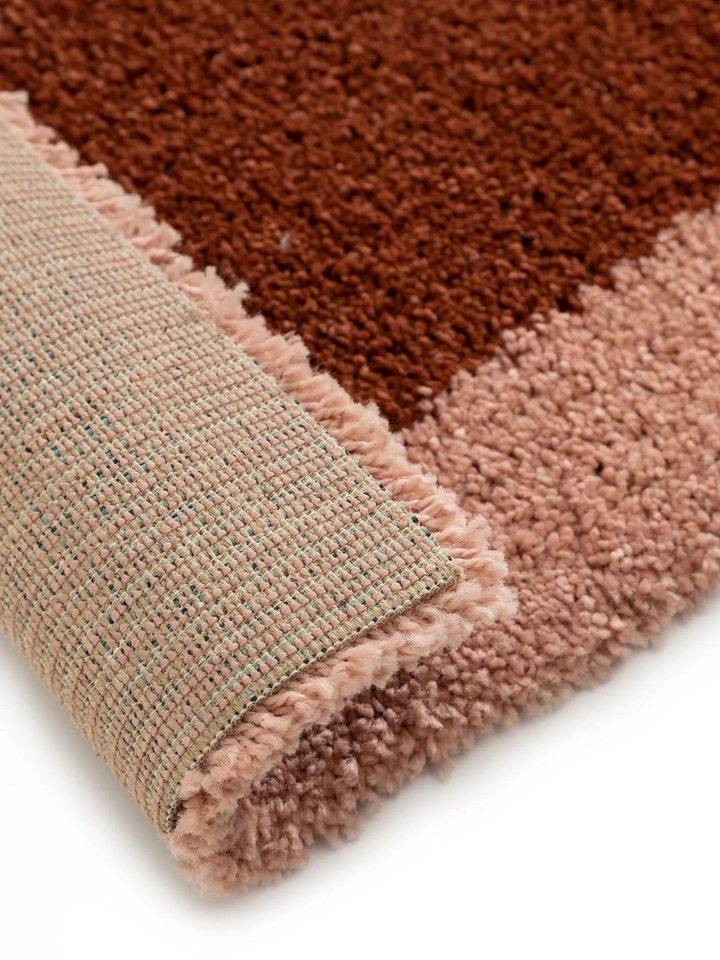 benuta Hochflor-Teppich Louise, rechteckig, Höhe: 21 mm, Teppich Wohn-, Ess- und Schlafzimmer, Flur, Kunstfaser, Gemütlich – Bild 5 von 5