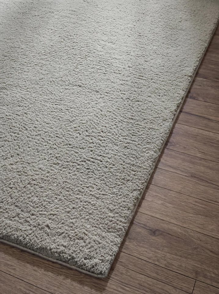 benuta Hochflor-Teppich Soda, rechteckig, Höhe: 21 mm, Teppich Wohnzimmer, Schlafzimmer, Esszimmer, Flur, Kunstfaser, Cozy – Bild 3 von 5