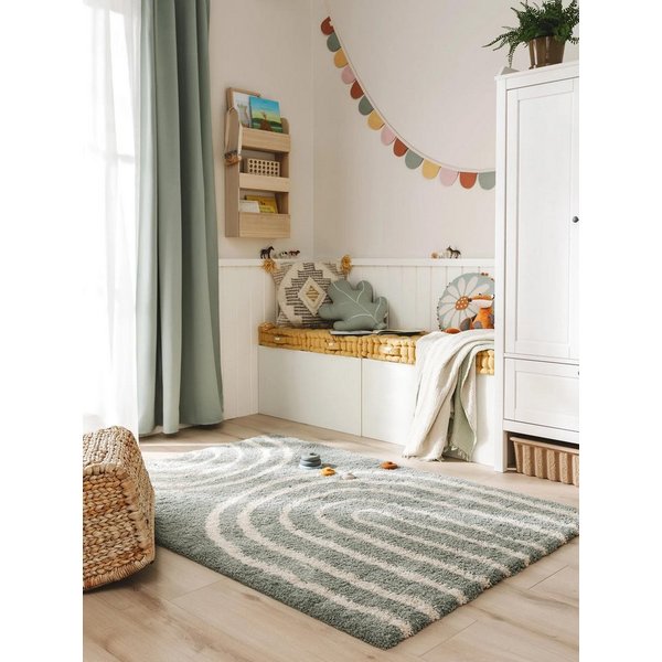benuta Kinderteppich Gobi, rechteckig, Höhe: 21 mm, Teppich Wohnzimmer, Schlafzimmer, Esszimmer, Flur, Kunstfaser, Cozy