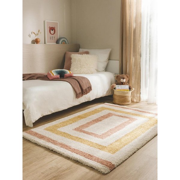 benuta Kinderteppich Gobi, rechteckig, Höhe: 21 mm, Teppich Wohnzimmer, Schlafzimmer, Esszimmer, Flur, Kunstfaser, Cozy