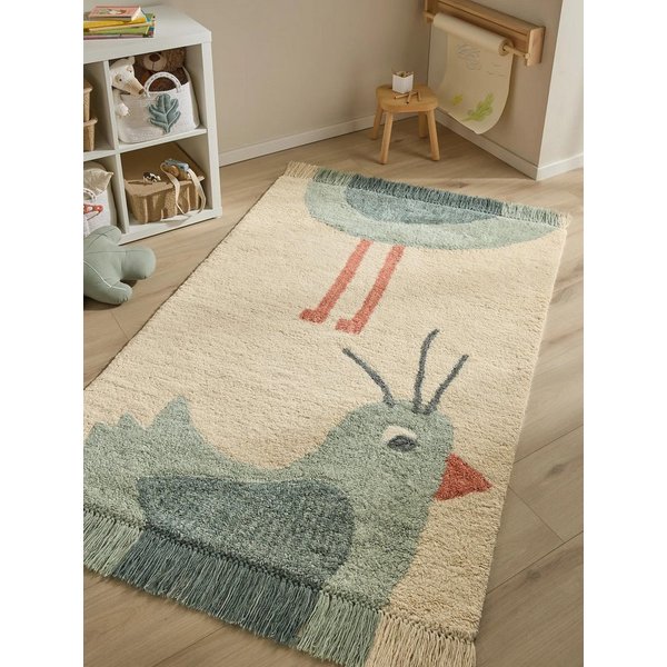 benuta Kinderteppich Iggy, rechteckig, Höhe: 11 mm, Kunstfaser, Berber, Ethno-Style, Wohnzimmer