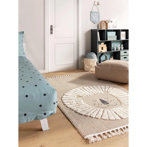 benuta Kinderteppich Momo, rechteckig, Höhe: 11 mm, Kunstfaser, Berber, Ethno-Style, Wohnzimmer