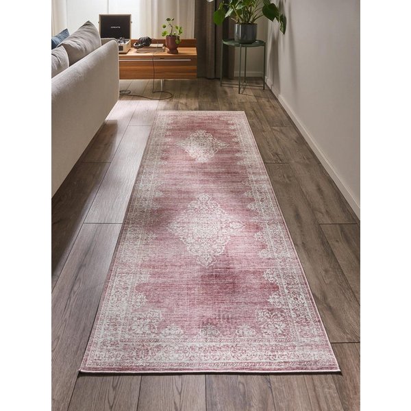 benuta Läufer Laury, rechteckig, Höhe: 5 mm, Teppich Wohnzimmer, Schlafzimmer, Esszimmer, Flur, Kunstfaser, Cozy