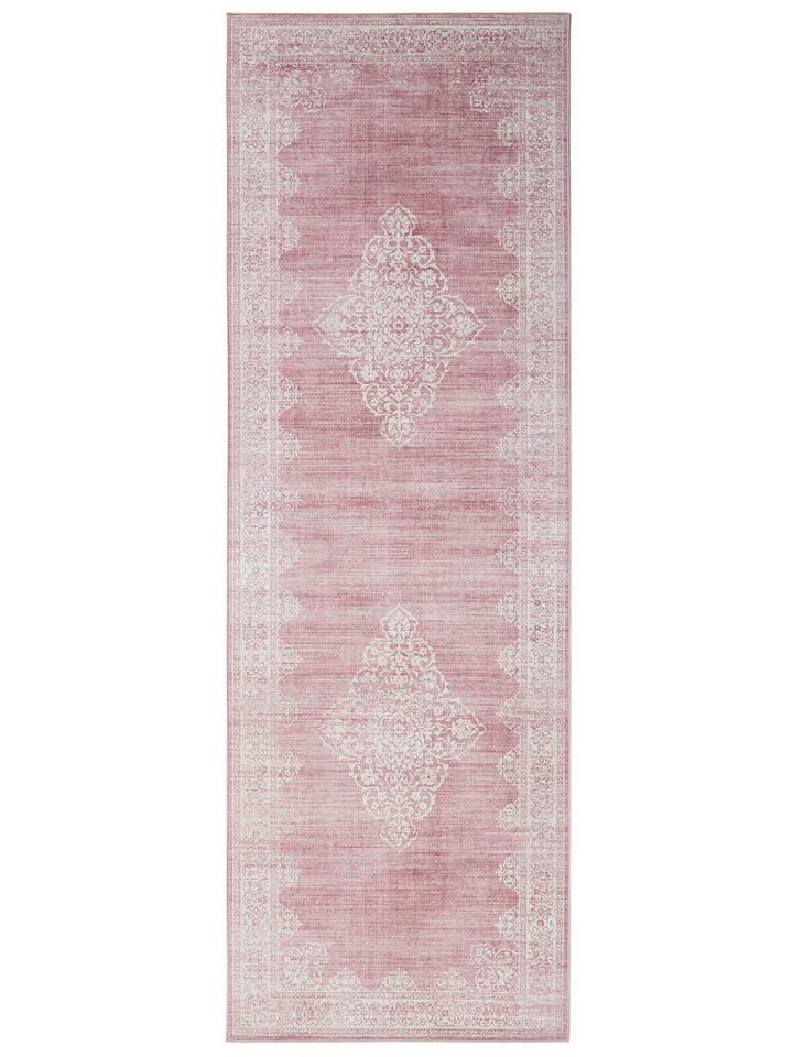 benuta Läufer Laury, rechteckig, Höhe: 5 mm, Teppich Wohnzimmer, Schlafzimmer, Esszimmer, Flur, Kunstfaser, Cozy – Bild 2 von 5