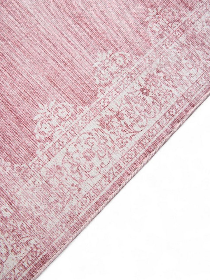 benuta Läufer Laury, rechteckig, Höhe: 5 mm, Teppich Wohnzimmer, Schlafzimmer, Esszimmer, Flur, Kunstfaser, Cozy – Bild 5 von 5