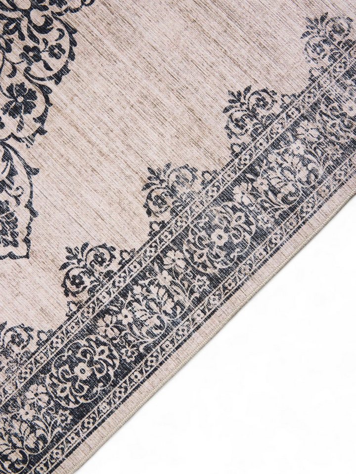 benuta Läufer Laury, rechteckig, Höhe: 5 mm, Teppich Wohnzimmer, Schlafzimmer, Esszimmer, Flur, Kunstfaser, Cozy – Bild 5 von 5