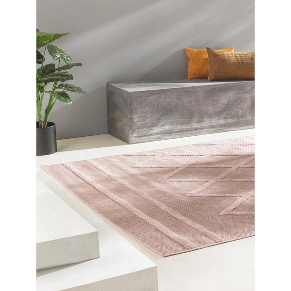 benuta Outdoorteppich Bonte, rechteckig, Höhe: 5 mm, Teppich Wohnzimmer, Schlafzimmer, Esszimmer, Flur, Kunstfaser, Cozy
