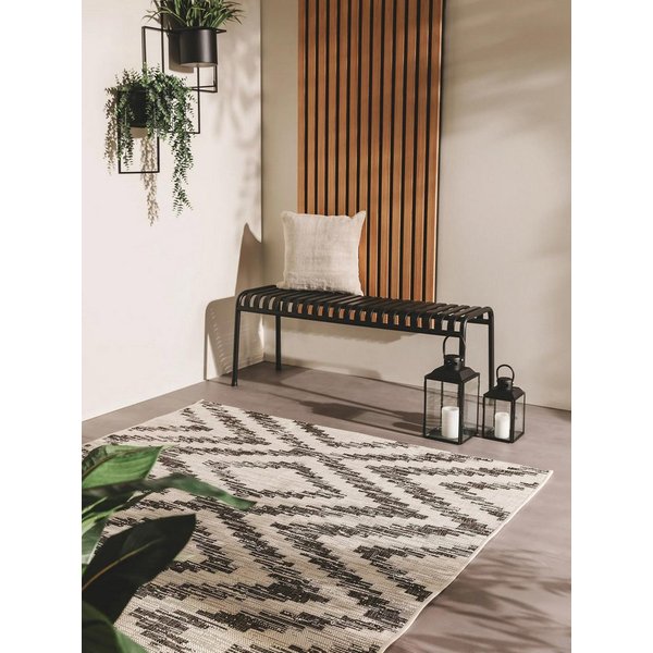 benuta Outdoorteppich Cleo, rechteckig, Höhe: 5 mm, Teppich Wohnzimmer, Schlafzimmer, Esszimmer, Flur, Kunstfaser, Cozy