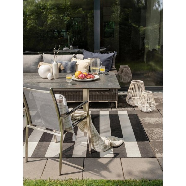 benuta Outdoorteppich Metro, rechteckig, Höhe: 6 mm, In- & Outdoorteppich, Robust für Garten, Terrasse, Balkon, Küche