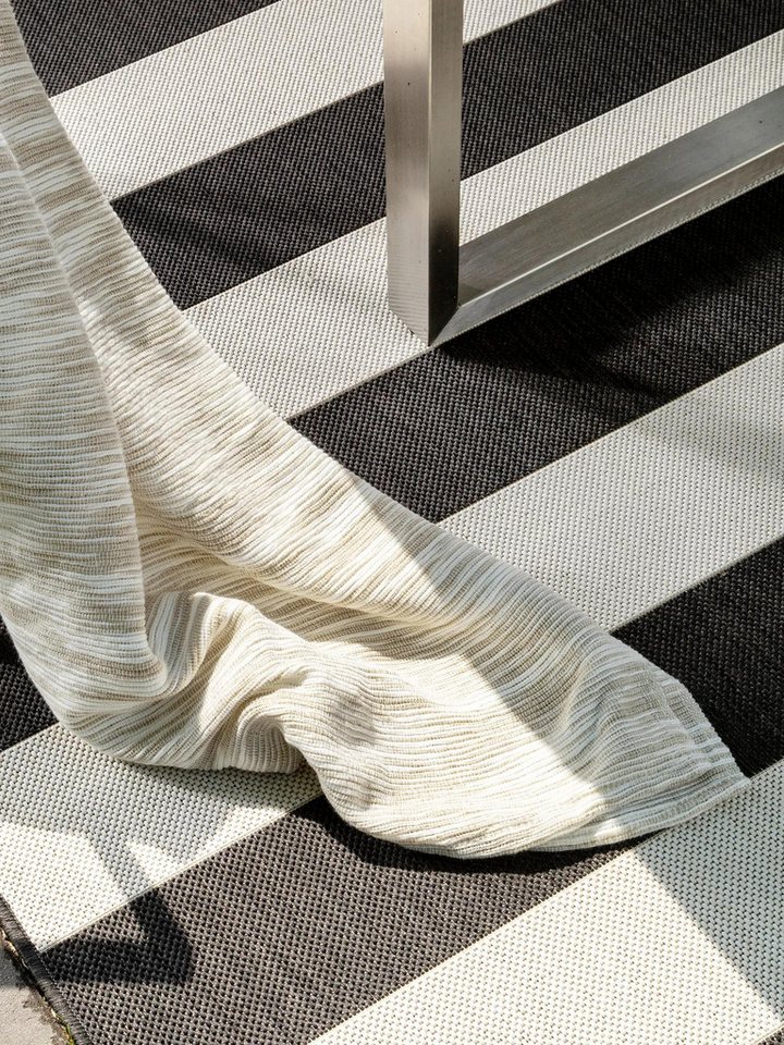 benuta Outdoorteppich Metro, rechteckig, Höhe: 6 mm, In- & Outdoorteppich, Robust für Garten, Terrasse, Balkon, Küche – Bild 3 von 5
