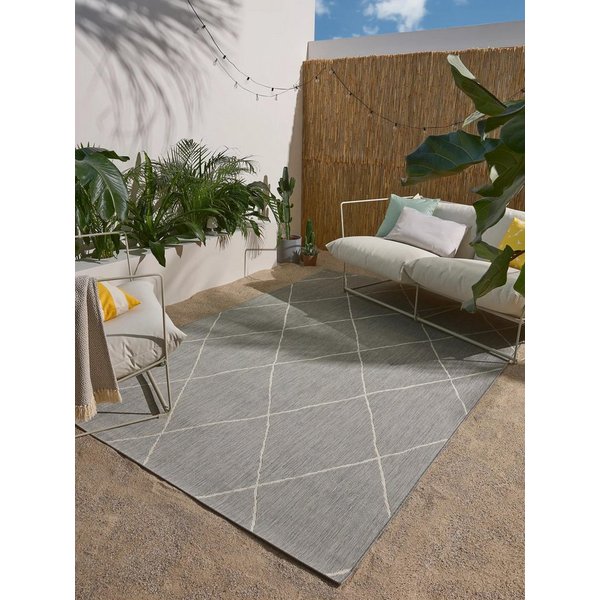 benuta Outdoorteppich Metro, rechteckig, Höhe: 6 mm, In- & Outdoorteppich, Robust für Garten, Terrasse, Balkon, Küche