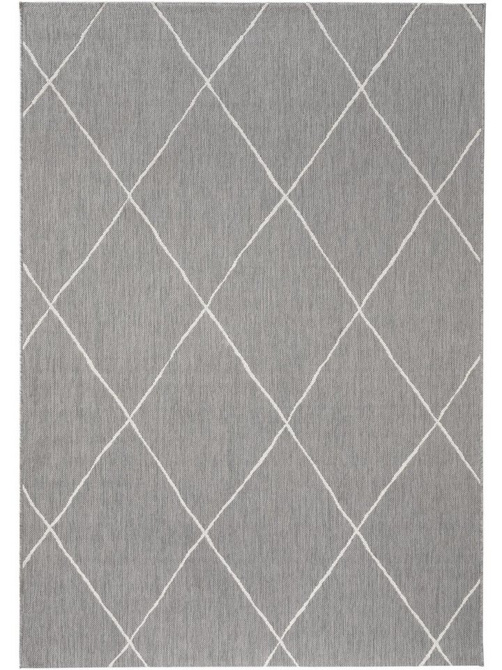 benuta Outdoorteppich Metro, rechteckig, Höhe: 6 mm, In- & Outdoorteppich, Robust für Garten, Terrasse, Balkon, Küche – Bild 2 von 5