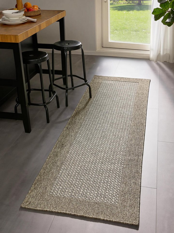 benuta Outdoorteppich Naoto, rechteckig, Höhe: 6 mm, In- & Outdoorteppich, Robust für Garten, Terrasse, Balkon, Küche – Bild 4 von 5