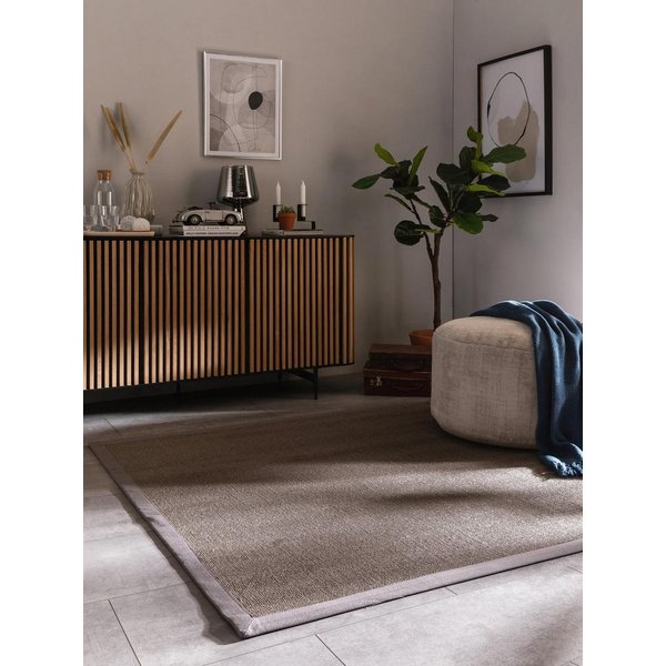 benuta Sisalteppich Sana, rechteckig, Höhe: 5 mm, 100% Sisal Naturfaser, Teppich Wohnzimmer, Esszimmer, Schlafzimmer