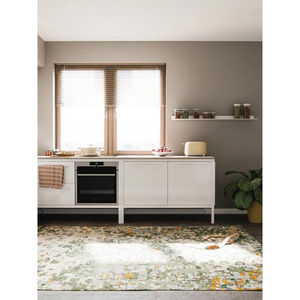 benuta Teppich Casa, rechteckig, Höhe: 11 mm, Teppich Wohnzimmer, Esszimmer, Schlafzimmer, Flur, Farbenfroh, Retro