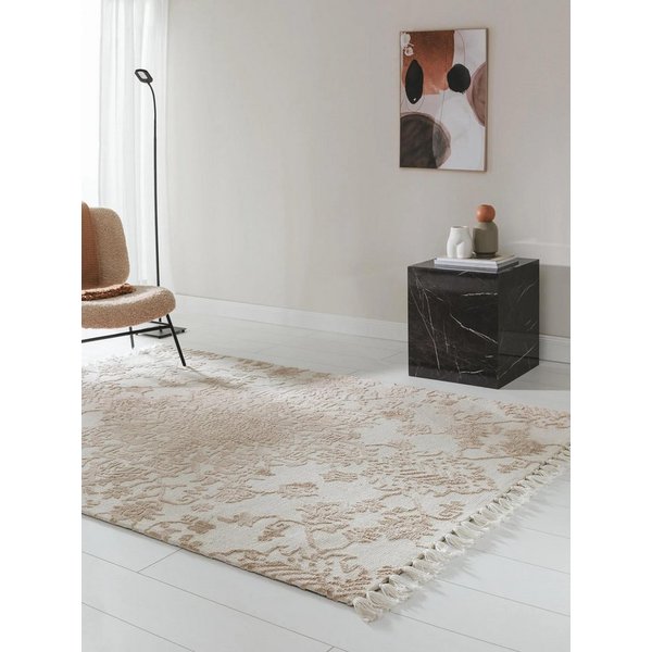 benuta Teppich Elias, rechteckig, Höhe: 6 mm, Teppich Wohnzimmer, Schlafzimmer, Esszimmer, Flur, Kunstfaser, Cozy