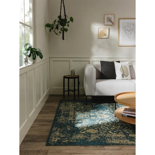 benuta Teppich Frencie, rechteckig, Höhe: 5 mm, Teppich Wohnzimmer, Schlafzimmer, Esszimmer, Flur, Kunstfaser, Cozy