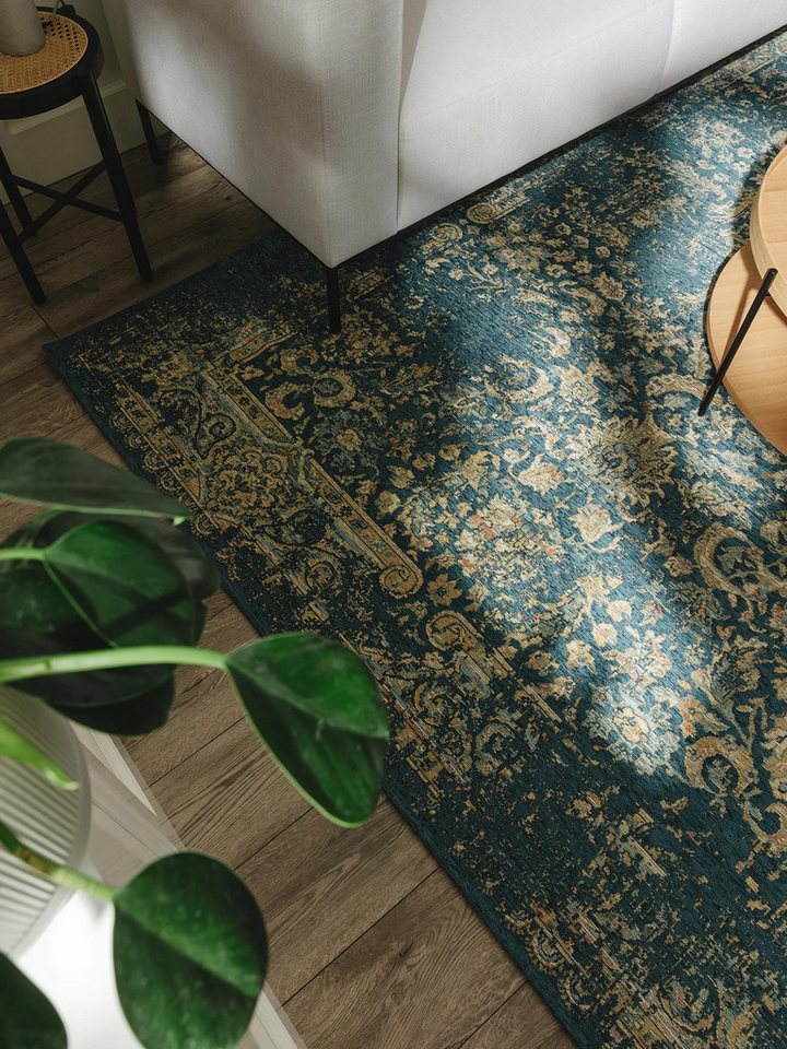 benuta Teppich Frencie, rechteckig, Höhe: 5 mm, Teppich Wohnzimmer, Schlafzimmer, Esszimmer, Flur, Kunstfaser, Cozy – Bild 3 von 5