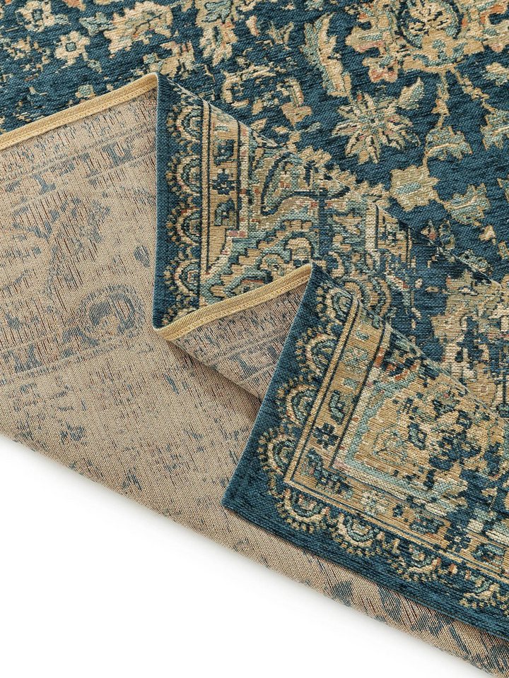 benuta Teppich Frencie, rechteckig, Höhe: 5 mm, Teppich Wohnzimmer, Schlafzimmer, Esszimmer, Flur, Kunstfaser, Cozy – Bild 4 von 5