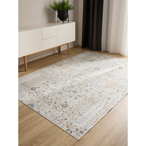 benuta Teppich George, rechteckig, Höhe: 5 mm, Vintage-Look, Kurzflor, Teppich Wohnzimmer, Schlafzimmer, Waschbar