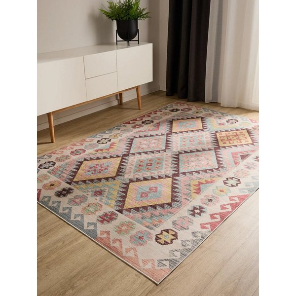 benuta Teppich George, rechteckig, Höhe: 5 mm, Vintage-Look, Kurzflor, Teppich Wohnzimmer, Schlafzimmer, Waschbar