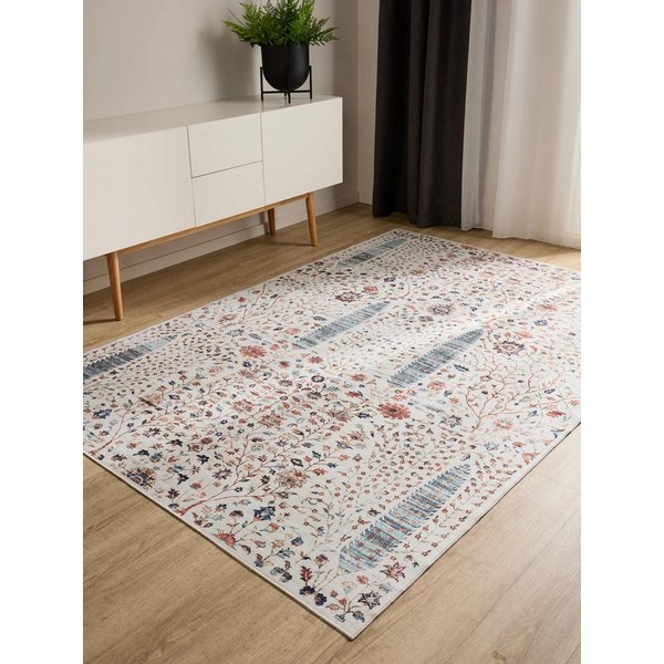 benuta Teppich George, rechteckig, Höhe: 5 mm, Vintage-Look, Kurzflor, Teppich Wohnzimmer, Schlafzimmer, Waschbar