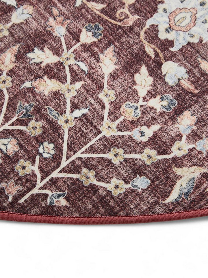 benuta Teppich George, rechteckig, Höhe: 5 mm, Vintage-Look, Kurzflor, Teppich Wohnzimmer, Schlafzimmer, Waschbar – Bild 5 von 5