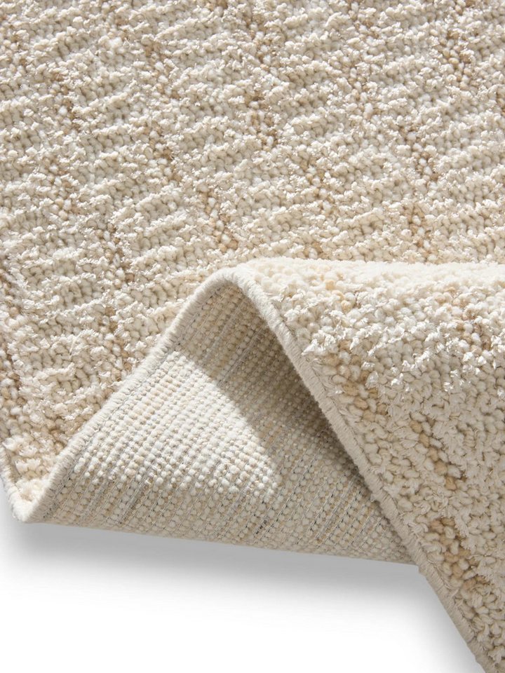 benuta Teppich Lilibeth, rechteckig, Höhe: 11 mm, Teppich Wohnzimmer, Schlafzimmer, Esszimmer, Flur, Kunstfaser, Cozy – Bild 4 von 5