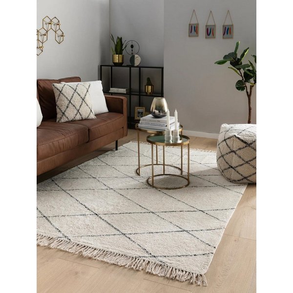 benuta Teppich Naomi, rechteckig, Höhe: 6 mm, Teppich Wohnzimmer, Schlafzimmer, Esszimmer, Flur, Kunstfaser, Cozy