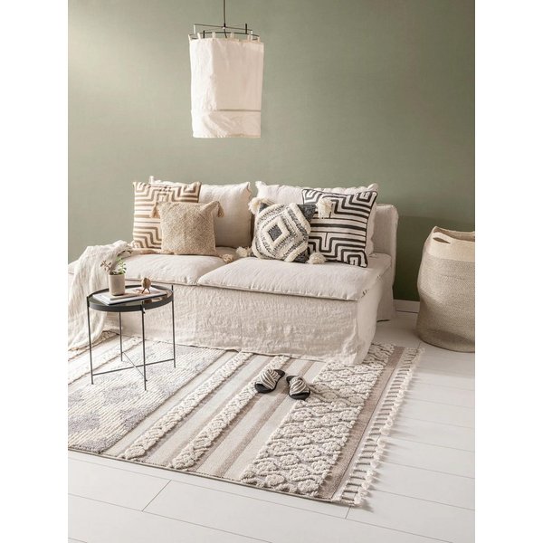 benuta Teppich Oyo, rechteckig, Höhe: 11 mm, Teppich Wohnzimmer, Esszimmer, Schlafzimmer, Flur, Boho, Weich