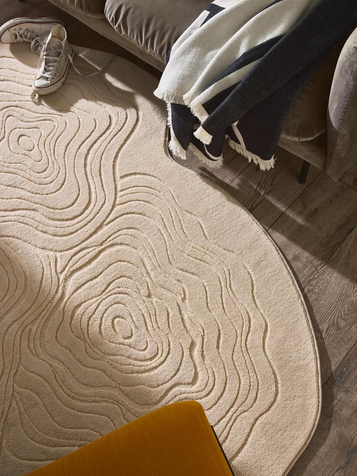 benuta Teppich Pam, rechteckig, Höhe: 6 mm, Kunstfaser, Berber, Ethno-Style, Wohnzimmer – Bild 3 von 5