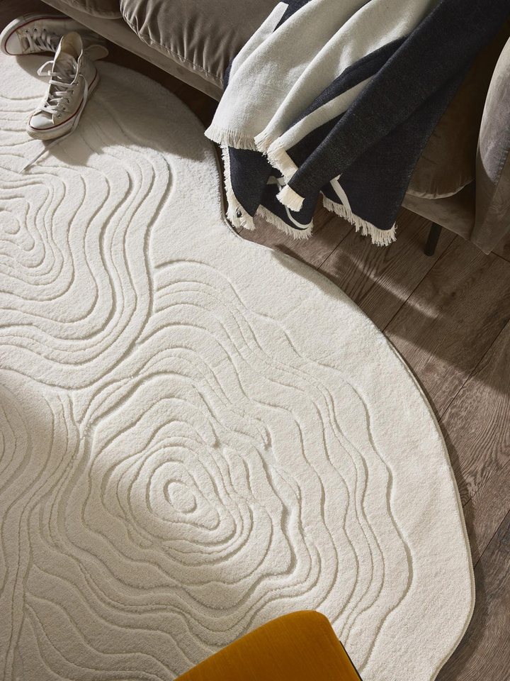 benuta Teppich Pam, rechteckig, Höhe: 6 mm, Kunstfaser, Berber, Ethno-Style, Wohnzimmer – Bild 3 von 5