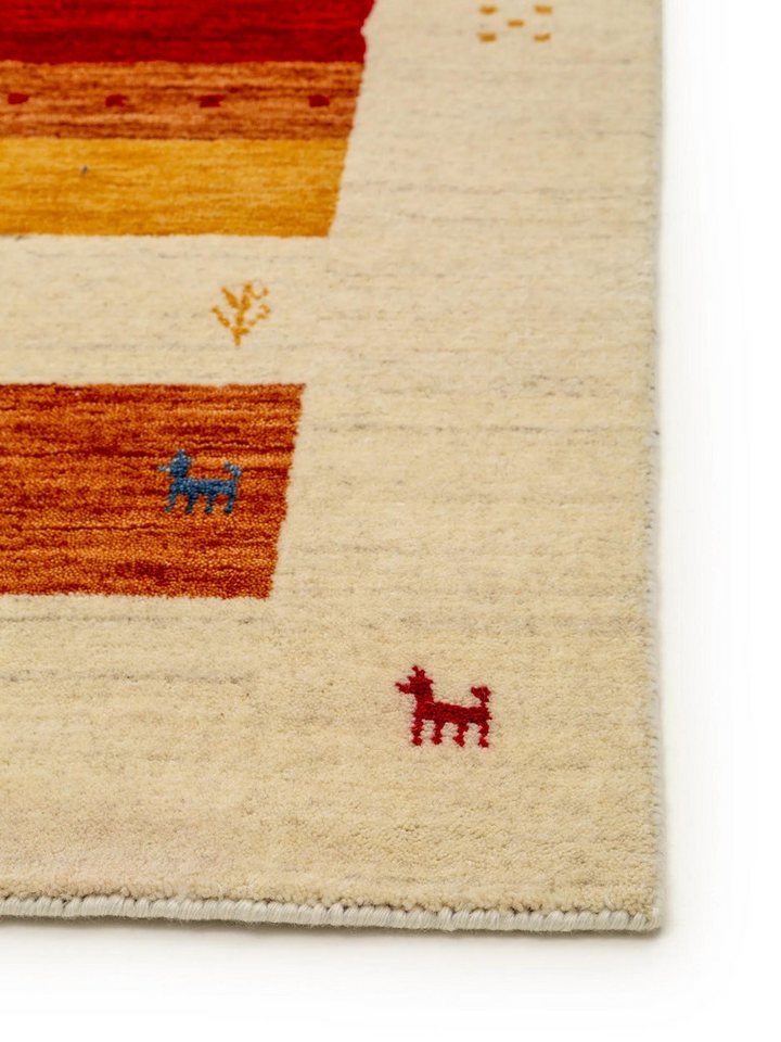benuta Wollteppich Jamal, rechteckig, Höhe: 6 mm, Wolle, Teppich Wohnzimmer, Schlafzimmer, Esszimmer, Flur, Hygge – Bild 4 von 5
