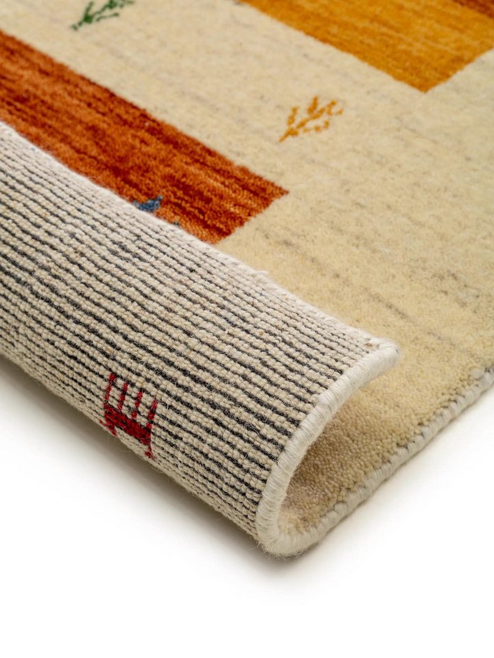 benuta Wollteppich Jamal, rechteckig, Höhe: 6 mm, Wolle, Teppich Wohnzimmer, Schlafzimmer, Esszimmer, Flur, Hygge – Bild 5 von 5
