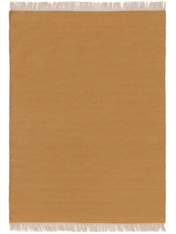 benuta Wollteppich Liv, rechteckig, Höhe: 5 mm, Teppich Wohnzimmer, Schlafzimmer, Esszimmer, Flur, Kunstfaser, Cozy – Bild 2 von 5