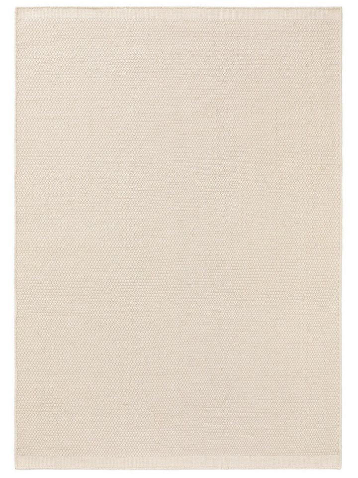 benuta Wollteppich Rocco, rechteckig, Höhe: 5 mm, Teppich Wohnzimmer, Schlafzimmer, Esszimmer, Flur, Kunstfaser, Cozy – Bild 2 von 5