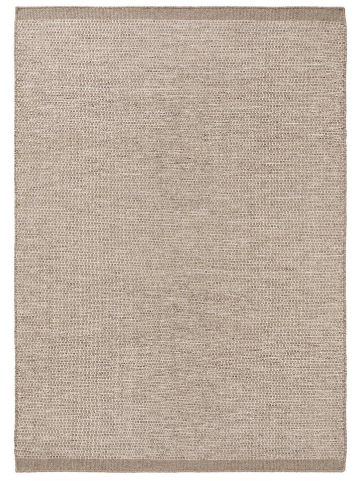 benuta Wollteppich Rocco, rechteckig, Höhe: 5 mm, Teppich Wohnzimmer, Schlafzimmer, Esszimmer, Flur, Kunstfaser, Cozy – Bild 2 von 5