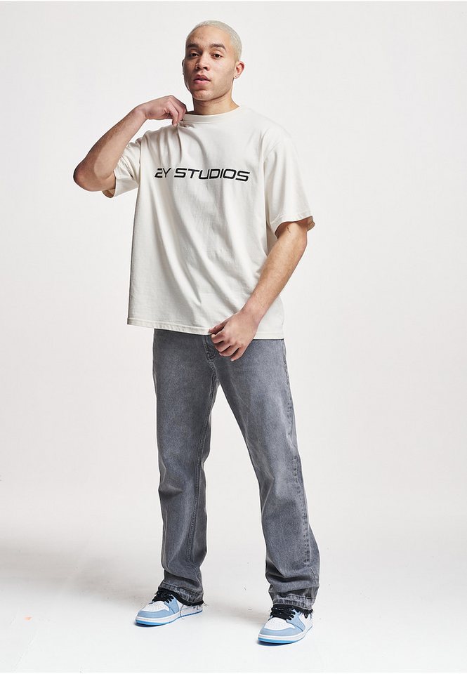 2Y Studios Bequeme Jeans 2Y Studios 2Y Arun Open Hem Straight – Bild 2 von 5