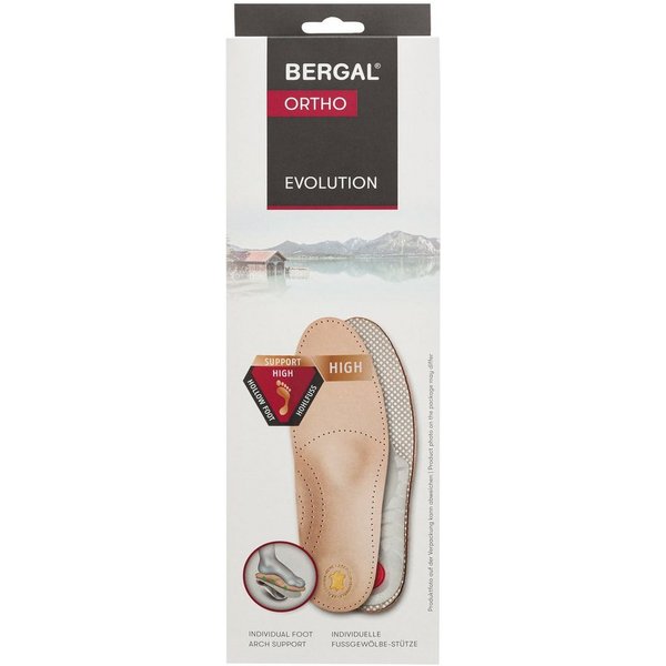 Bergal Fußbetteinlage Evolution Support - ideal für hohe Längsgewölbe