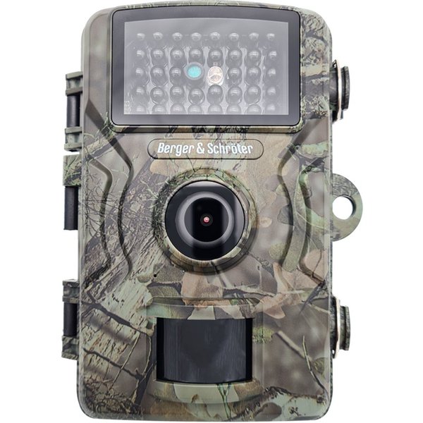 Berger & Schröter Wildkamera DH1 Full HD, 16MP (Revier, Wildwechsel, 24-Stunden-Überwachung, Wildbeobachtung, Kirrung, mit 940-nm Black-LEDs)
