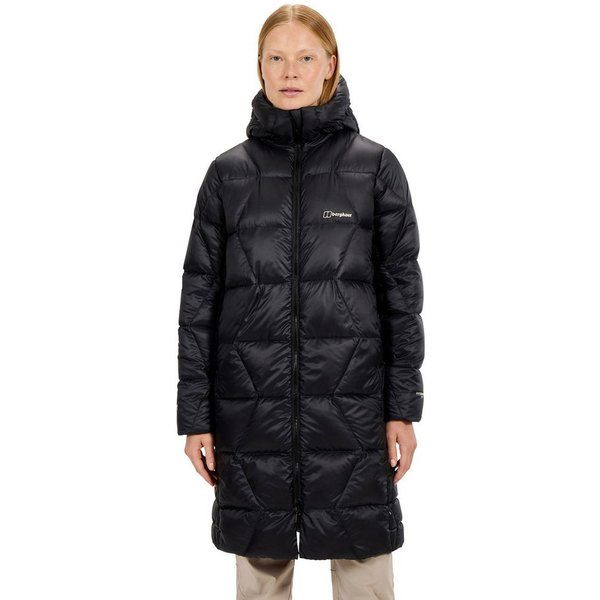 Berghaus Daunenjacke EXPLORER LONG DOWN JACKET mit verstellbarer Kapuze, aus Pertex® Quantum-Material