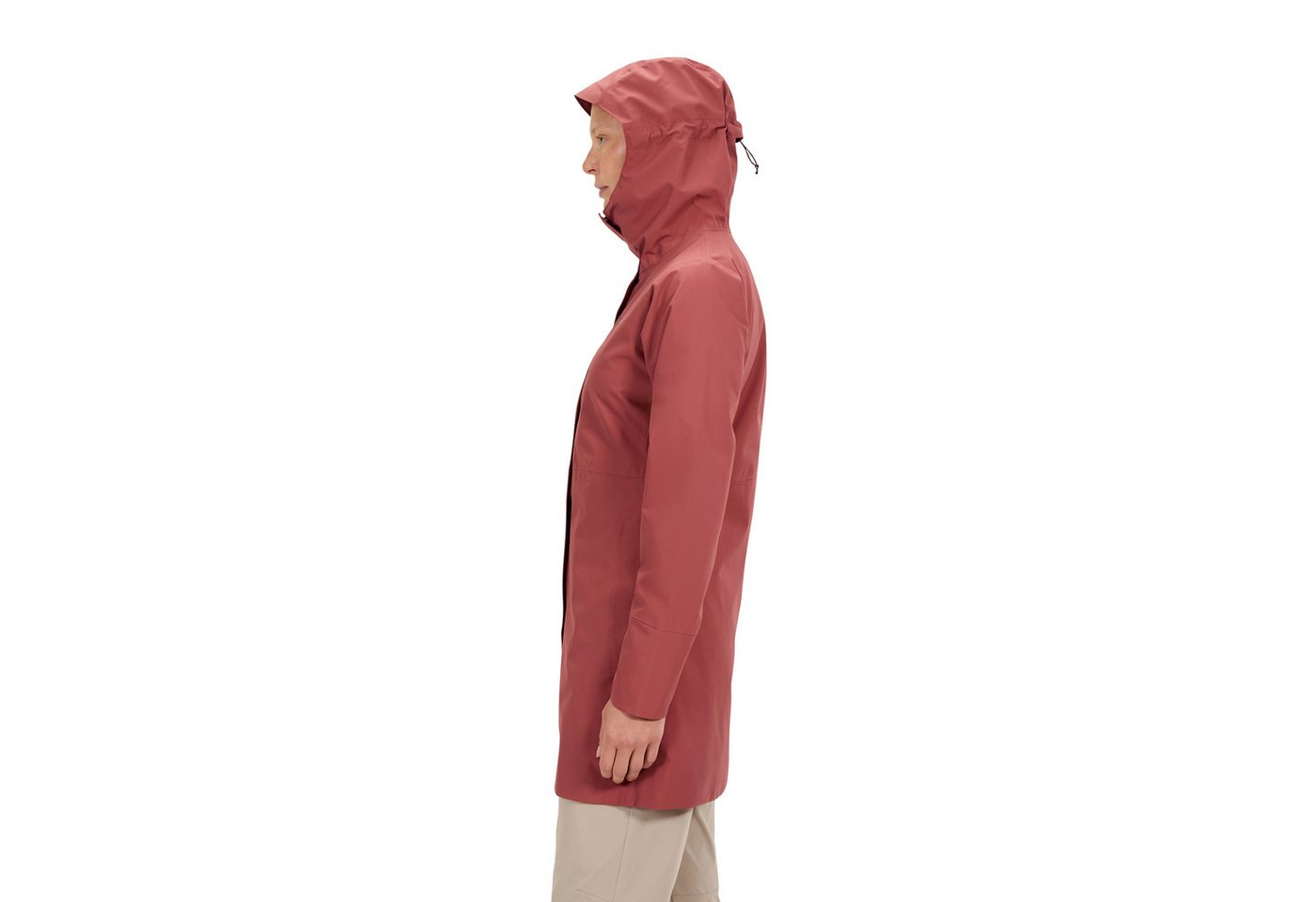 Berghaus Softshelljacke OMEARA LONG SHELL JKT AF mit verstellbarer Kapuze, atmungsaktiv, wasserdicht, lange Passform – Bild 2 von 5
