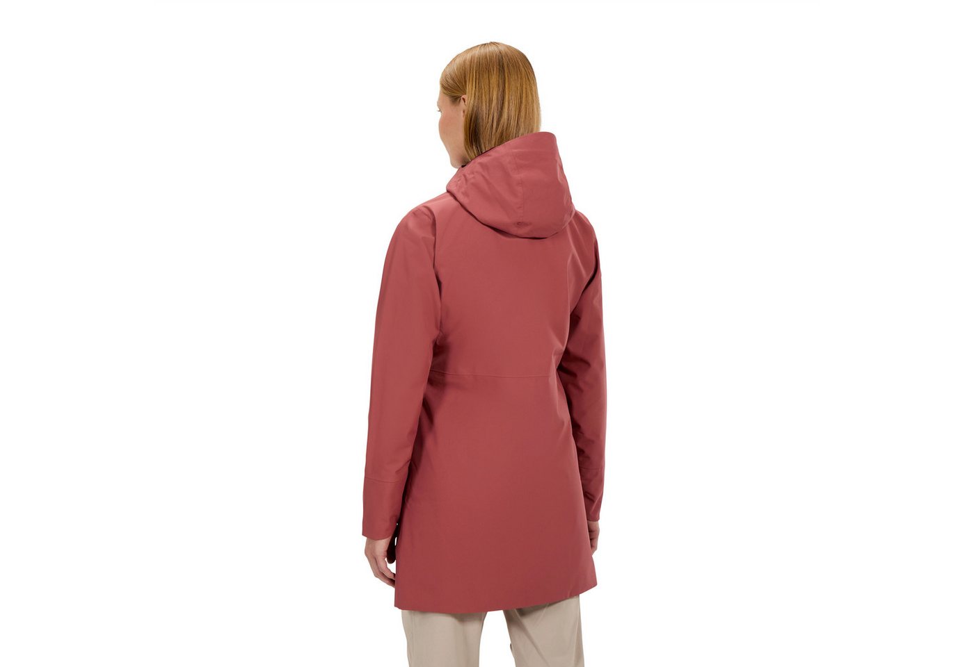 Berghaus Softshelljacke OMEARA LONG SHELL JKT AF mit verstellbarer Kapuze, atmungsaktiv, wasserdicht, lange Passform – Bild 3 von 5